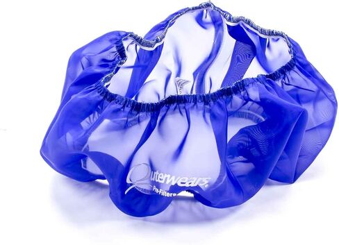 Outerwears Air Filter Wrap, Pre Filter, 14 in OD, 4 in Tall, Polyester, Blue, Each in Saudi Arabia