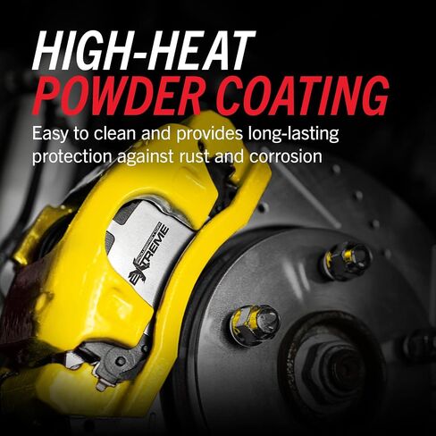 Power Stop Rear S2736YLW Pair of High-Temp Yellow Powder Coated Calipers in Saudi Arabia