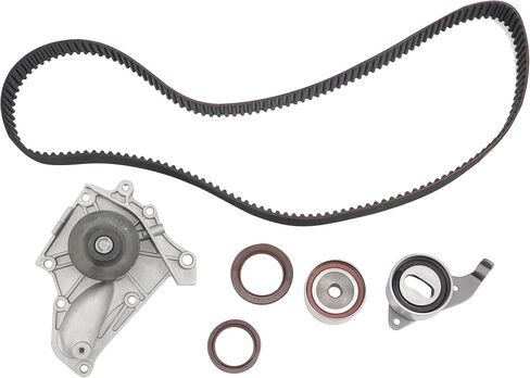 مجموعة حزام التوقيت TBK138 TBK138GMB من CAREONLINE مع مضخة مياه متوافقة مع 1987-2001 To-yo-ta RAV4 Camry 2.0L و1999-2001 Celic-a 2.0L OE: WPTO021 in Kuwait
