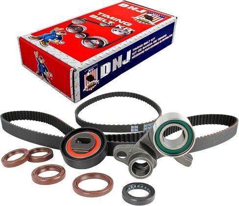 طقم حزام التوقيت DNJ TBK223/لـ 1993-2001 / Honda/Prelude / 2.2L / DOHC / L4 / 16V / 2156cc / H22A1، H22A4 in Saudi Arabia