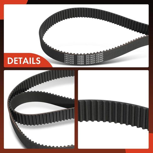 A-Premium Engine Timing Belt Compatible with Mitsubishi Eclipse 2006-2012, Galant 2004-2009, Endeavor 2004-2008 2010-2011, Montero Sport 1999-2004, Diamante 1997-2004, Montero 1997-2000, 3.5L 3.8L in Saudi Arabia