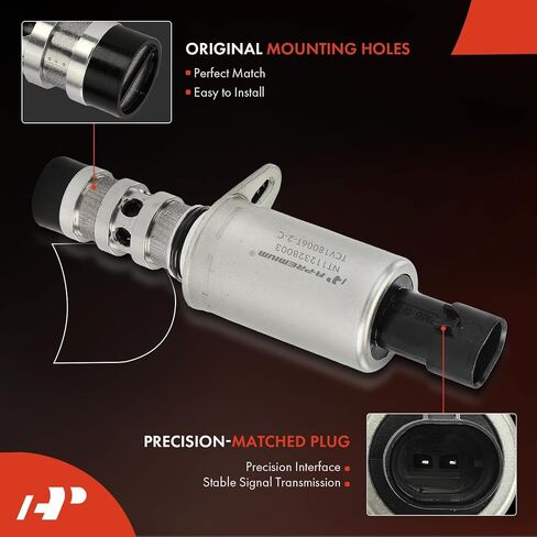 A-Premium 2-PC Intake and Exhaust Engine Variable Valve Timing (VVT) Solenoid Compatible with Chevrolet Cruze 2011-2015, Cruze Limited 2016, Sonic, Trax, Aveo, Aveo5 & Pontiac G3 & Saturn Astra in Saudi Arabia