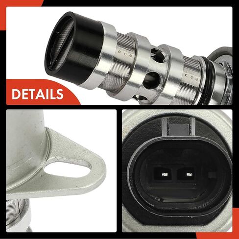 A-Premium 2-PC Intake and Exhaust Engine Variable Valve Timing (VVT) Solenoid Compatible with Chevrolet Cruze 2011-2015, Cruze Limited 2016, Sonic, Trax, Aveo, Aveo5 & Pontiac G3 & Saturn Astra in Saudi Arabia