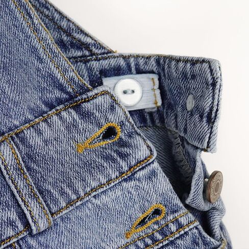 KIDSCOOL SPACE Girls Denim Overalls, Little Big Kids' Jean Dungarees Pants in Kuwait