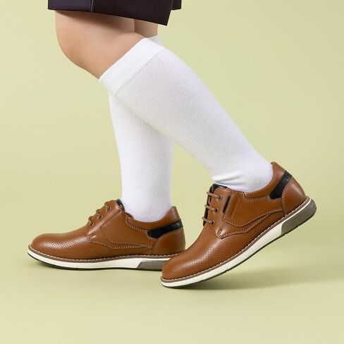 Bruno Marc Boy's Casual Dress Oxford Comfort Uniform Formal Fashion Sneaker Shoes in Kuwait