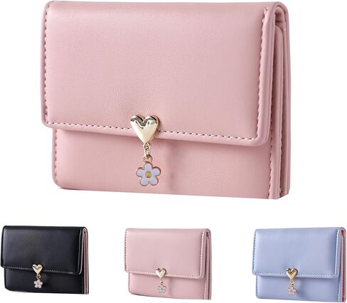 محافظ زهرة للأطفال للفتيات الصغيرات محفظة زهرة محفظة صغيرة لطيفة للفتيات في سن المراهقة محفظة طفل صغير للفتيات في سن المراهقة محفظة مع جيب للعملة المعدنية in Kuwait