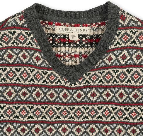Hope & Henry Boys' V-Neck Sweater Vest in Kuwait