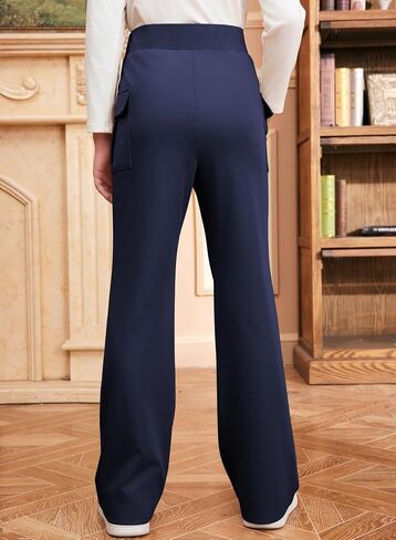 blibean Girls 2024 Uniform Pants Teen School Flare Bell Bottoms Size 6-15 Years in Saudi Arabia