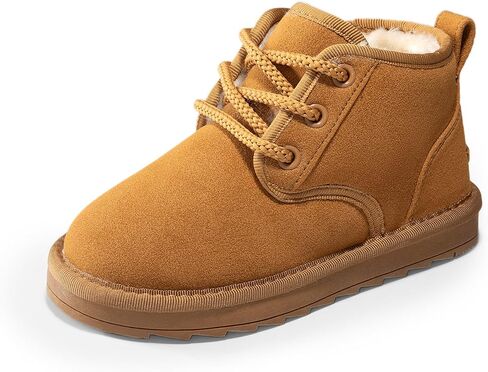 DREAM PAIRS Toddler Boots Kids Boys Girls Winter Zipper Warm Faux Fur FuzzyGo Kid's Cozy Walking Ankle Boots in Kuwait