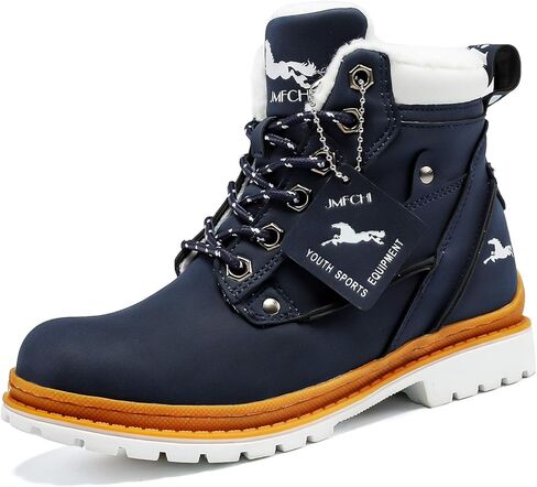 VITUOFLY أحذية المشي لمسافات طويلة للأولاد أحذية المشي لمسافات طويلة للفتيات في الهواء الطلق أحذية الشتاء الدافئة الثلوج مغامرة الرحلات أحذية رياضية مضادة للانزلاق مشبك فولاذي متين ومريح in Kuwait