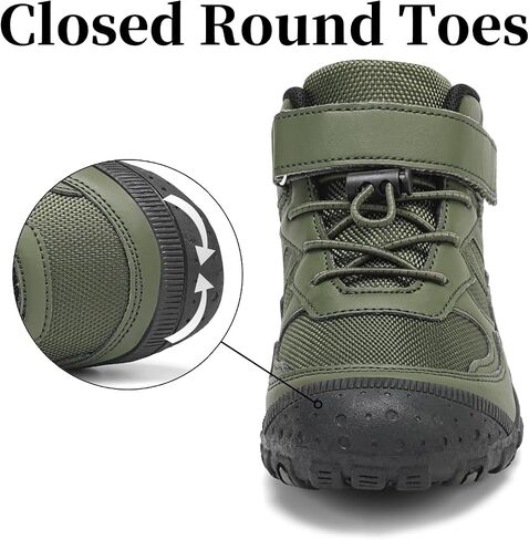Kids Hiking Boots Boys Girls Outdoor Ankle Boots Anti Collision Hiking Shoes for Toddler/Little Kid/Big Kid in Saudi Arabia