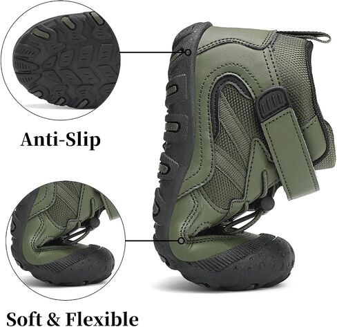 Kids Hiking Boots Boys Girls Outdoor Ankle Boots Anti Collision Hiking Shoes for Toddler/Little Kid/Big Kid in Saudi Arabia