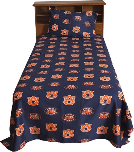 College Covers Clemson Tigers Printed Solid Sheet Set in Kuwait