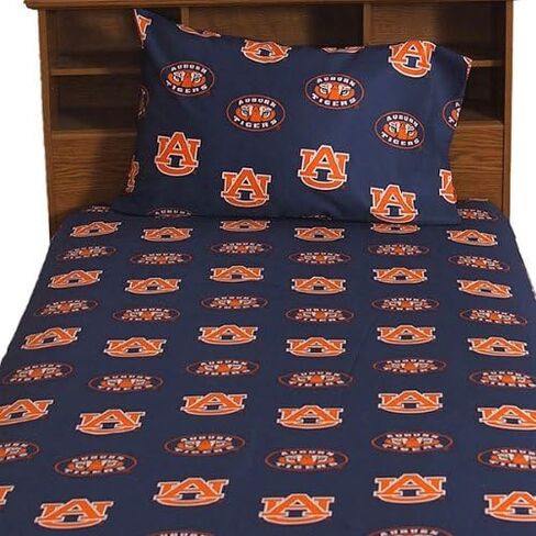 College Covers Clemson Tigers Printed Solid Sheet Set in Kuwait