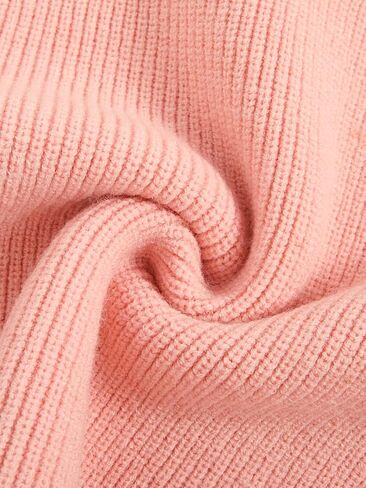 MakeMeChic Girl's Sleeveless Sweater Vest Round Neck Ruffle Trim Knitted Pullover Tops in Saudi Arabia