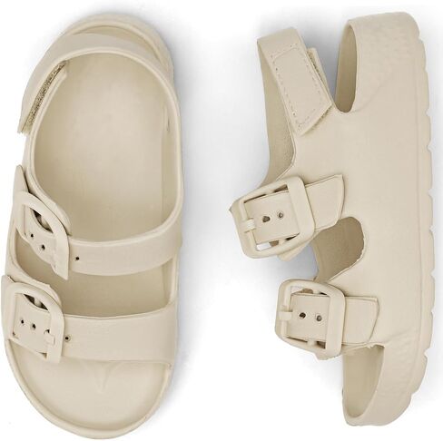 ChayChax Toddler Boys Girls Double Buckle Sandals Children's Adjustable Back Strap Water Sandal in Kuwait