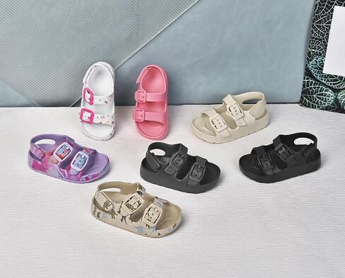 ChayChax Toddler Boys Girls Double Buckle Sandals Children's Adjustable Back Strap Water Sandal in Kuwait