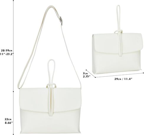 Crossbody Handbags for Women - Vegan Leather Top Handle Clutch Purses with Magnetic Closure - Crossbody Shoulder Bag in Saudi Arabia