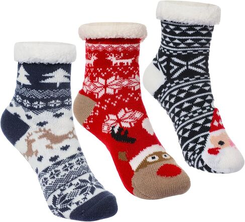 Caudblor 3 Pair Slipper Sock For Kids in Saudi Arabia
