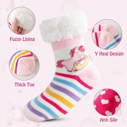 Caudblor 3 Pair Slipper Sock For Kids in Saudi Arabia