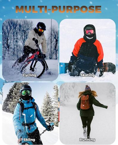ROCKBROS Kids Balaclava Ski Mask Winter Mask for Cold Weather Windproof Kids Neck Gaiters for Skiing, Cycling, Outdoor in Saudi Arabia