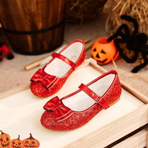 Girls Dress Shoes Princess Shoes Flower Girls Flats Party Wedding Toddler Little Big Kid in Saudi Arabia