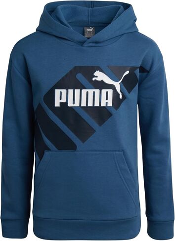 هودي رياضي للأولاد من PUMA - سويت شيرت من الصوف عالي الأداء للأولاد (المقاسات: 8-20) in Saudi Arabia