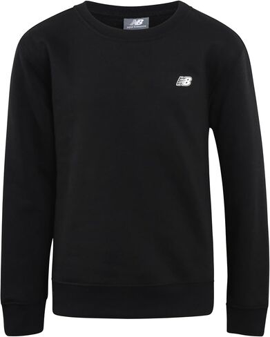 New Balance Boys' Sweatshirt - Soft Fleece Pullover Crewneck Active Logo Sweatshirt for Boys (Sizes: 8-20) in Saudi Arabia