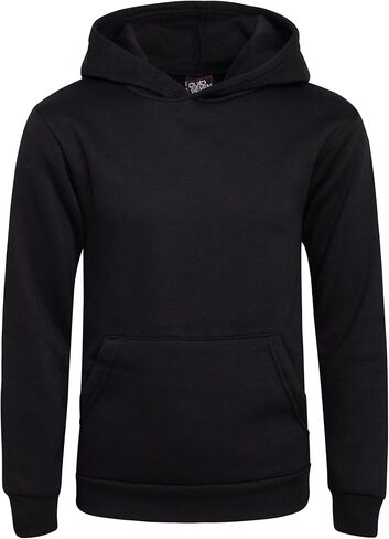 Boys' Sweatshirt -2 Pack Basic Fleece Pullover Hoodie Sweatshirt for Boys (Size: 8-18) in Kuwait