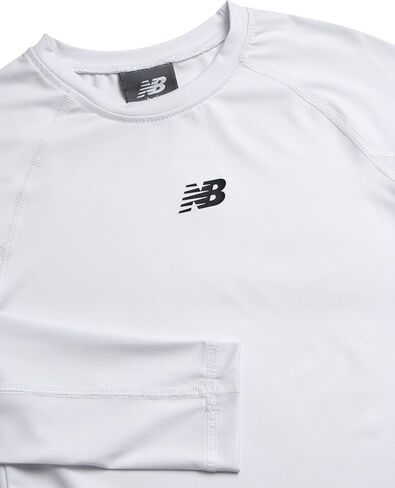 New Balance Boys' Base Layer Top - Insulated Compression Long Sleeve Shirt - Active Base Layer Under Shirts for Boys (8-20) in Saudi Arabia