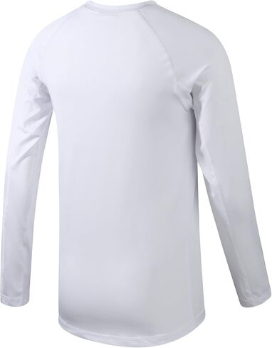 New Balance Boys' Base Layer Top - Insulated Compression Long Sleeve Shirt - Active Base Layer Under Shirts for Boys (8-20) in Saudi Arabia