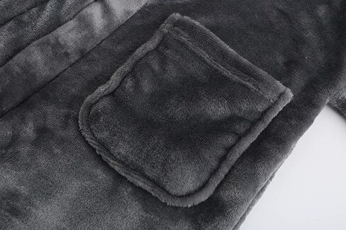 Boys Fleece Robe, Hooded Toddler Soft Fuzzy Bathrobe for Kids 2-16 Years in Saudi Arabia