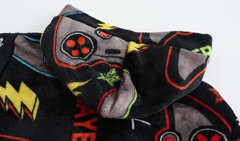 Boys Hooded Bathrobes Girls Soft Plush Fleece Robe Toddler Fuzzy Pajamas Kids Warm Sleepwear in Kuwait