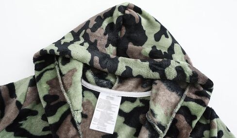 Boys Hooded Bathrobes Girls Soft Plush Fleece Robe Toddler Fuzzy Pajamas Kids Warm Sleepwear in Kuwait