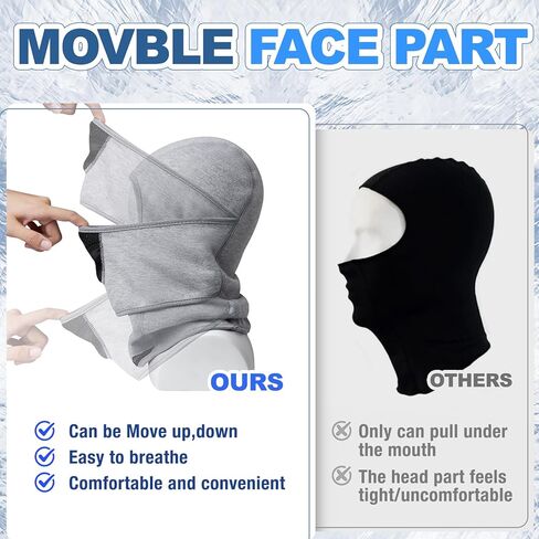 Kids Balaclava Windproof Ski Mask for Boy Girl (with Breathable Holes), Winter Hat Ski Mask for Cold Weather for Skiing in Kuwait