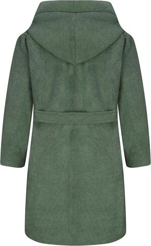 Kids Hooded Bathrobe Soft Towel Robe Terry Cloth Spa Robes Sleepwear Boys Girls Microfiber Beach Towels in Kuwait