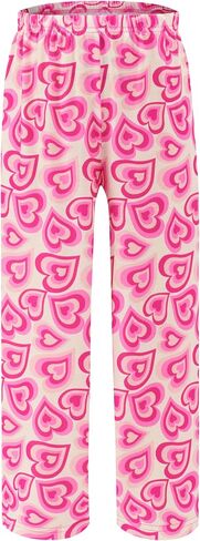 Ekouaer Girls Soft Pajamas Pants Cute Print Pattern PJ Bottoms Comfortable Lounge Long Pants with 2 Pockets in Saudi Arabia