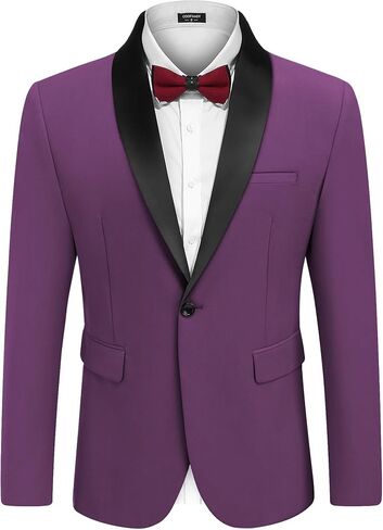 COOFANDY Mens Tuxedo Jacket Wedding Suit Jacket Slim Fit Blazer Jacket for Dinner, Prom, Party in Saudi Arabia
