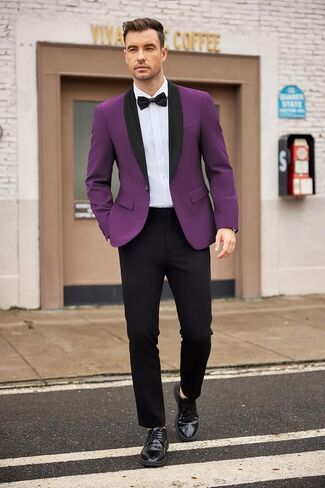 COOFANDY Mens Tuxedo Jacket Wedding Suit Jacket Slim Fit Blazer Jacket for Dinner, Prom, Party in Saudi Arabia
