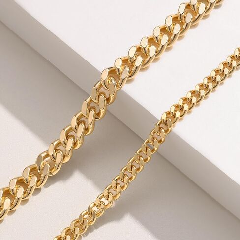 Foxgirl Gold Ankle Bracelets for Women 14K Gold Plated/Silver Anklets for Women Waterproof Minimalist Cuban Link Anklets Set Dainty Layered Ankle Bracelets Anklets for Women Gold Anklet Jewelry Gifts in Kuwait