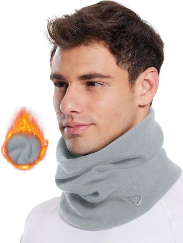 BALEAF Fleece Neck Gaiter for Men and Women - Winter Face Mask Ski Neck Warmer Cold Weather Gear for Running in Saudi Arabia