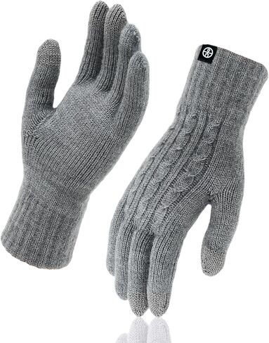 Winter Gloves for Women Men Thermal Knit Elastic Soft Warm Touch Screen Comfortable for Outdoor Cold Weather in Saudi Arabia