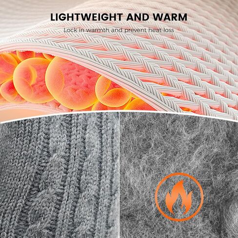 Winter Gloves for Women Men Thermal Knit Elastic Soft Warm Touch Screen Comfortable for Outdoor Cold Weather in Saudi Arabia