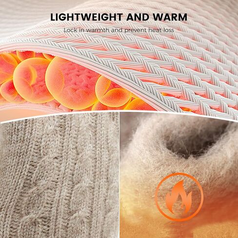 Winter Gloves for Women Men Thermal Knit Elastic Soft Warm Touch Screen Comfortable for Outdoor Cold Weather in Saudi Arabia