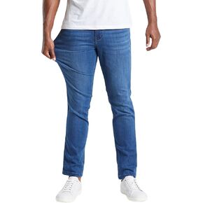 Mugsy Men's Jeans - Classic Fit Stretch Denim Jeans for Men - Comfortable & Flexible Pants for Men - True to Size