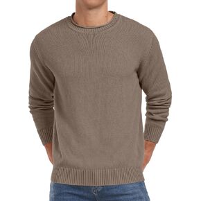 Sailwind Men's Cotton Crewneck Pullover Sweater Lightweight Casual Knitted Sweaters in Kuwait