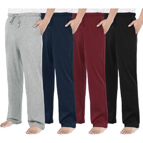Motarto Men's Cotton Pajama Pants Soft Sleepwear Lounge Sleep Pants for Men Pj Bottoms with Drawstring & Pockets
