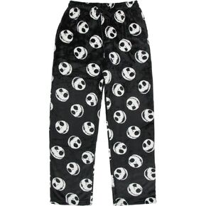 Disney Nightmare Before Christmas Jack Skellington AOP Design Adult Luxury Plush Lounge Sleep Pajama Pants