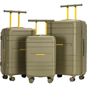 French Connection Le Voyage Luggage Set, Quiet Shade, 22" Carry-On