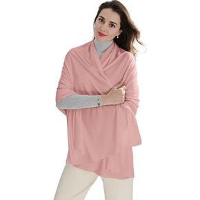VENVSBEE Shawl Wraps for Women Airplane Travel Essentials Pashmina Scarf Blanket Soft Lightweight Travel Accessory